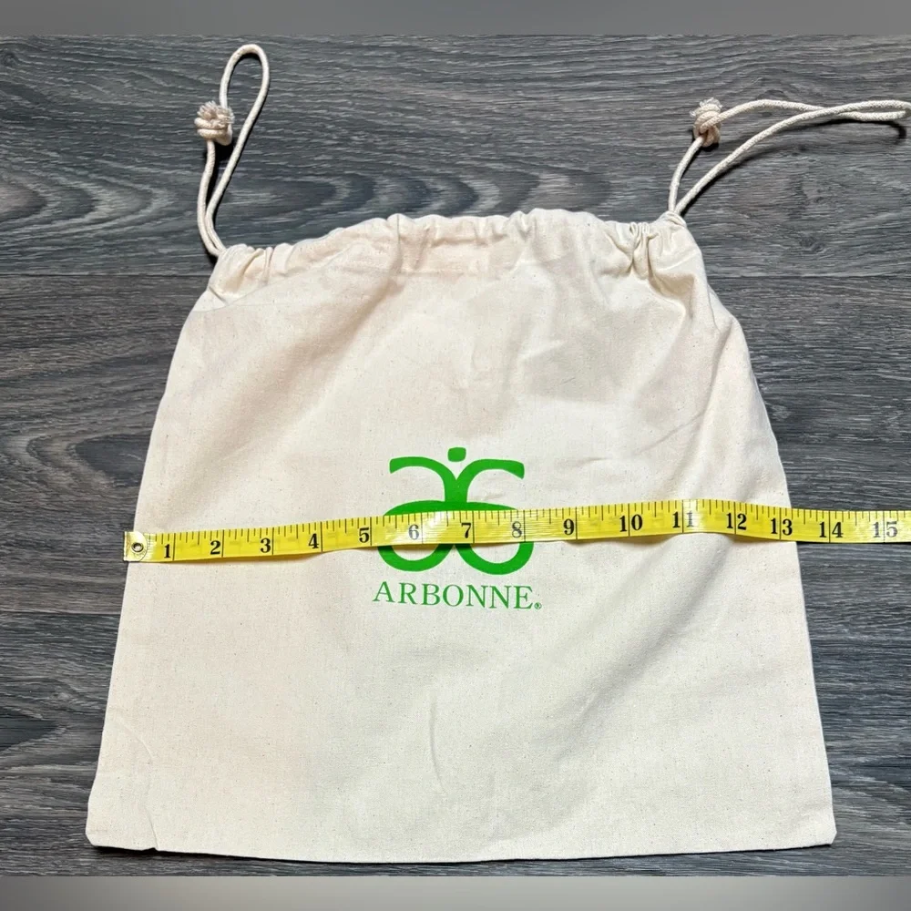 Lovely, Convenient Arbonne Beige Drawstring Bag